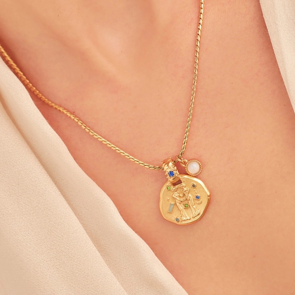 Astro Zodiac Necklace- Gemini